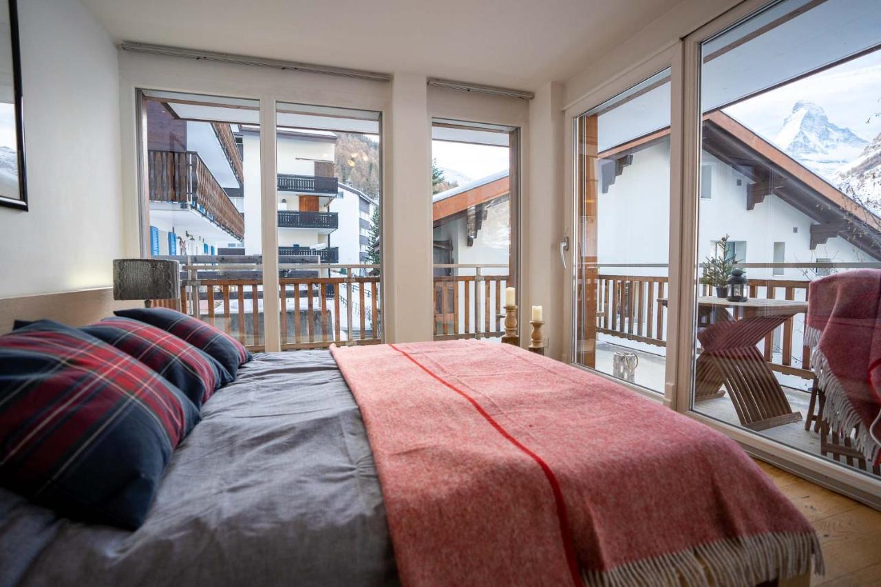 Modern Apartment With Matterhorn View Zermatt Zewnętrze zdjęcie